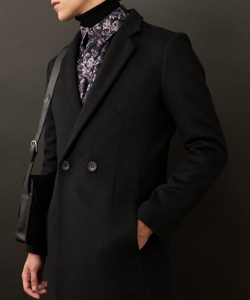 Lui's（ルイス） チェスターコート SMALL ブラック メンズ : ZOZOTOWN