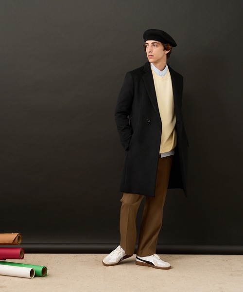 Lui's（ルイス） チェスターコート SMALL ブラック メンズ : ZOZOTOWN