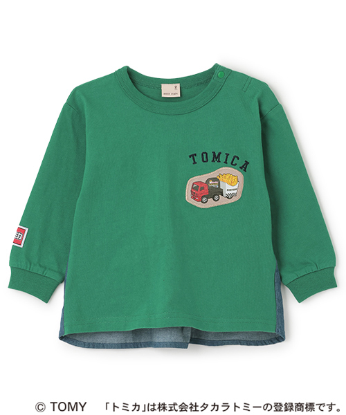 petit main tシャツ 「TOMICA」後ろシャツTシャツ キッズ 子供服
