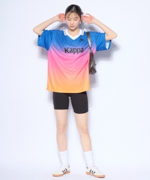 Kappa（カッパ） tシャツ 「水陸両用」カジュアルゲームシャツ (ユニ