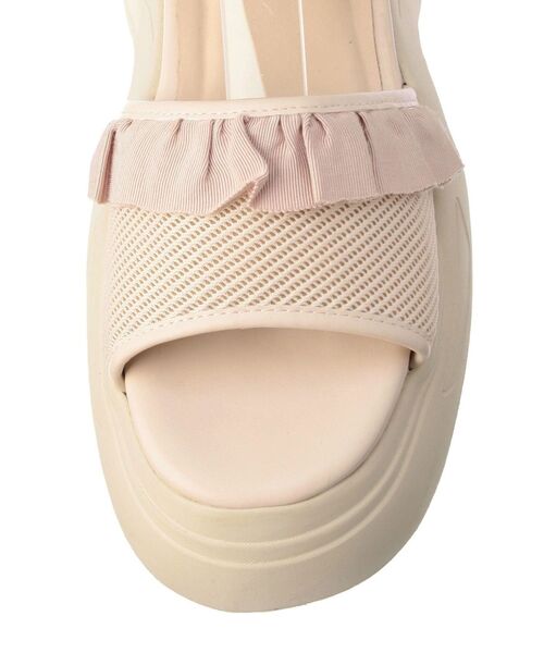 【美品】merry jenny Lサイズ フリルメッシュスニーカーサンダル フリルメッシュスニーカーサンダル[品番：MKSW0057609]｜merry