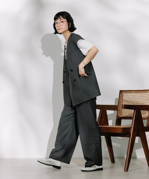 ベスト ジレ 「接触冷感・速乾・UVカット・撥水・防シワ」リネンライクツイル ロングジレ レディース セール】 【接触冷感・速乾・UVカット・撥水・防シワ】リネン