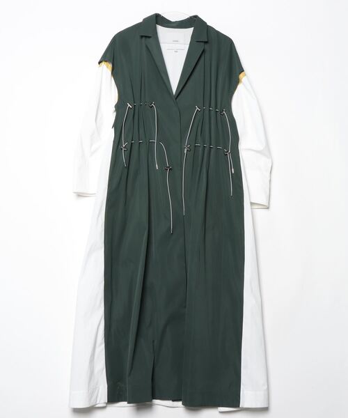 UN3D.（アンスリード） チェスターコート 38 グリーン レディース