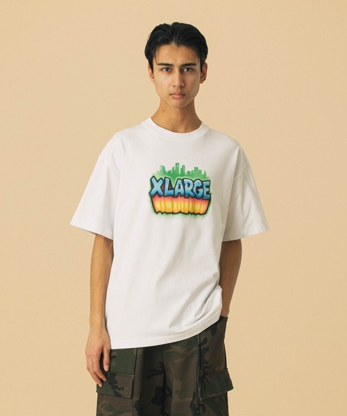 XLARGE（エクストラ ラージ） tシャツ SKYLINE S/S TEE メンズ