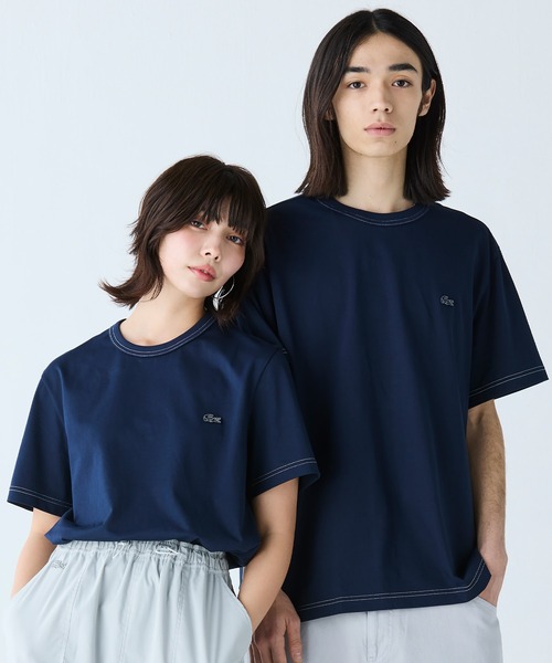 tシャツ 配色ステッチ半袖Tシャツ メンズ レディース | LACOSTE | 14