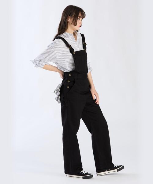 アニエスベー　サロペット　ブラック　18mois/80〜90サイズ To b. by agnes サロペット オーバーオール ニューコットン