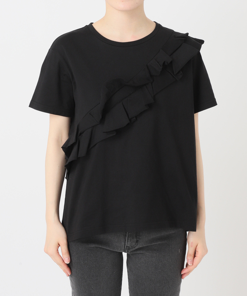tシャツ 「追加」アシンメトリーフリルTEE レディース JOURNAL STANDARD relume tシャツ 「追加」アシンメトリーフリル