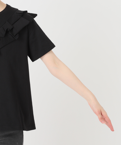 tシャツ 「追加」アシンメトリーフリルTEE レディース JOURNAL STANDARD relume tシャツ 「追加」アシンメトリーフリル