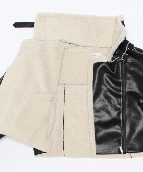 「EVRIS」 ブルゾン FREE カーキ レディース_画像3