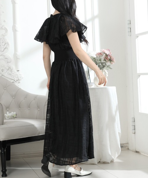 Lace Ladies（レースレディース） ワンピース 半袖 シアー タータン