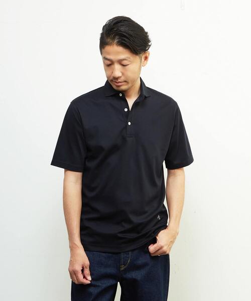 MEN'S MELROSE ポロシャツ 「WEB限定」ICE PACK NYLON ホリゾンタル