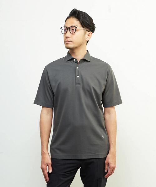 MEN'S MELROSE ポロシャツ 「WEB限定」ICE PACK NYLON ホリゾンタル