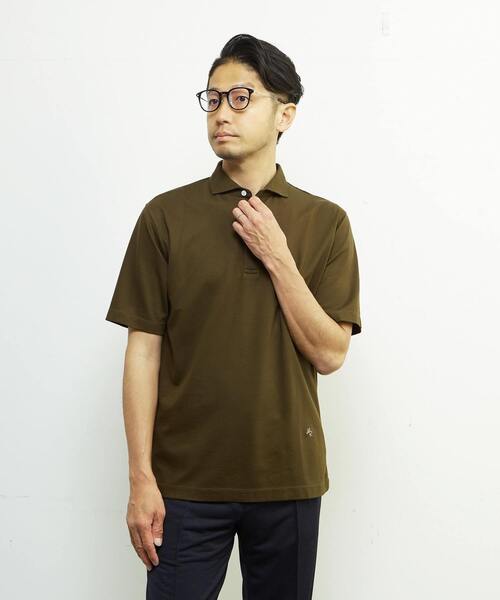 MEN'S MELROSE ポロシャツ 「WEB限定」ICE PACK NYLON ホリゾンタル