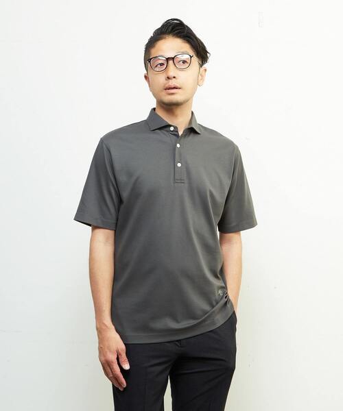 MEN'S MELROSE ポロシャツ 半袖 「WEB限定」ICE PACK NYLON