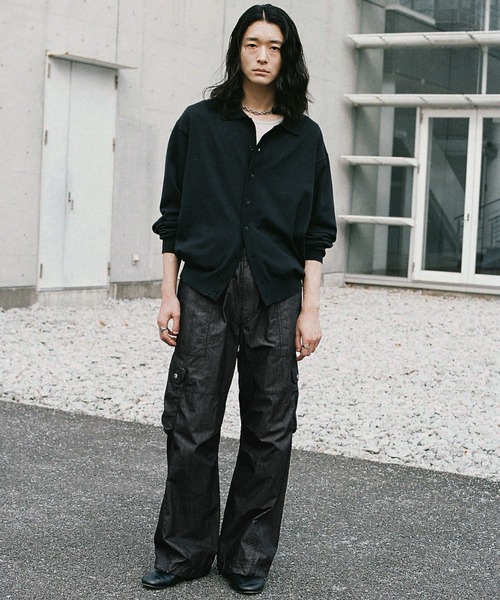 C/N WASHER CURVED FLARE WIDE CARGO（カーゴパンツ）｜WYM