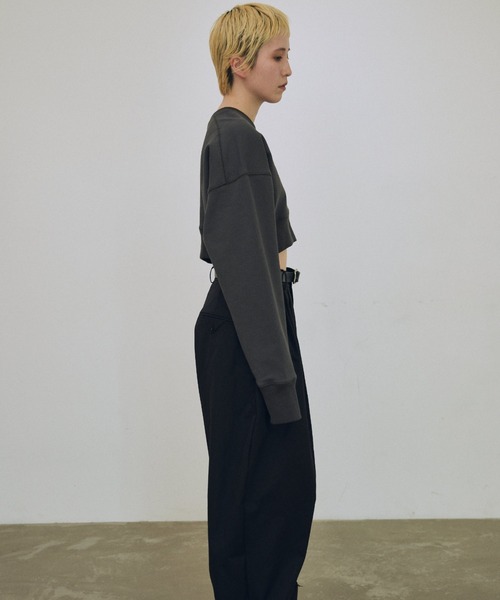トレーナー スウェット Dart Cropped Sweat レディース lit トレーナー スウェット Dart Cropped Sweat レディース