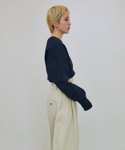 lit トレーナー スウェット Dart Cropped Sweat レディース