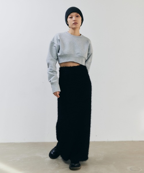 トレーナー スウェット Dart Cropped Sweat レディース lit トレーナー スウェット Dart Cropped Sweat レディース