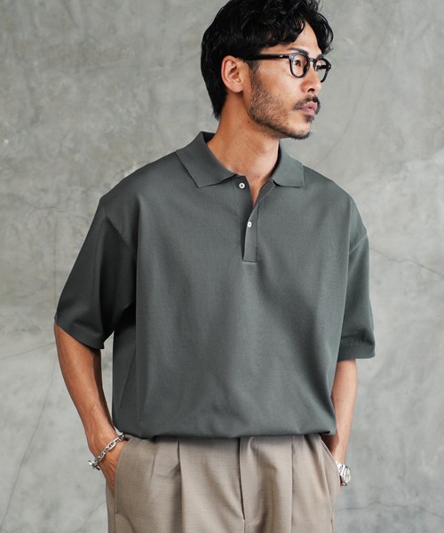 ポロシャツ ドライタッチ 5分袖 ニットポロシャツ メンズ | JIGGYS SHOP | 15
