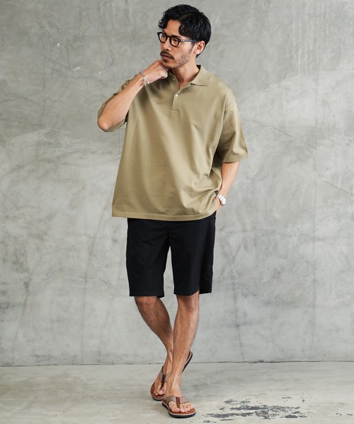 ポロシャツ ドライタッチ 5分袖 ニットポロシャツ メンズ | JIGGYS SHOP | 18