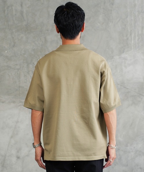 ポロシャツ ドライタッチ 5分袖 ニットポロシャツ メンズ | JIGGYS SHOP | 24