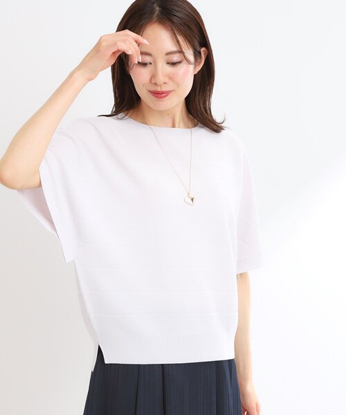 ニット セーター 「夏SALE／夏ニット」ドライタッチプルオーバーニット レディース Reflect ニット セーター 「夏SALE／夏ニット」ドライタッチプル