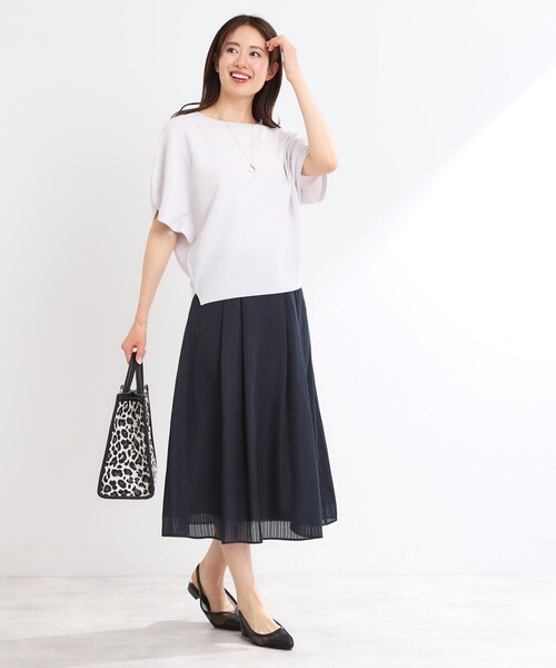Reflect ニット セーター 「夏SALE／夏ニット」ドライタッチプル
