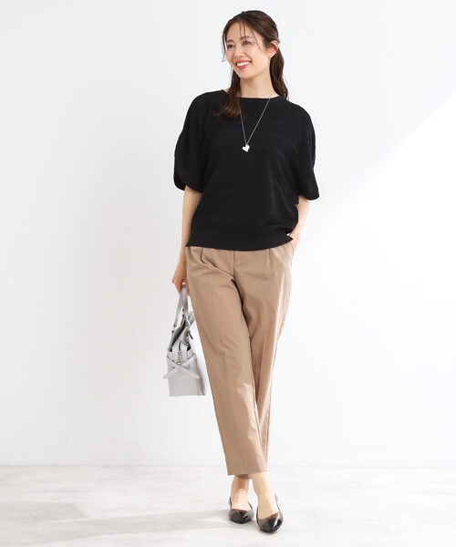 ニット セーター 「夏SALE／夏ニット」ドライタッチプルオーバーニット レディース Reflect ニット セーター 「夏SALE／夏ニット」ドライタッチプル