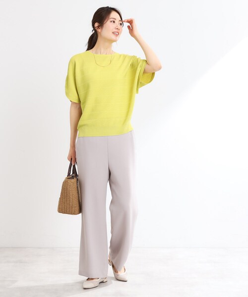 Reflect ニット セーター 「夏SALE／夏ニット」ドライタッチプル