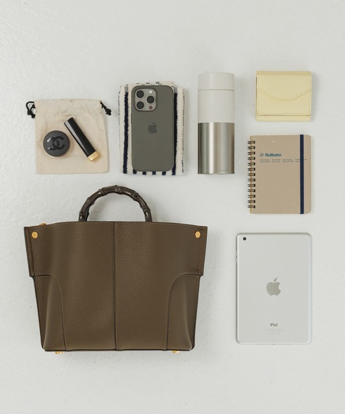 E'POR（エポール） ハンドバッグ 「E'POR」BAMBOO BAG Medium「超軽量