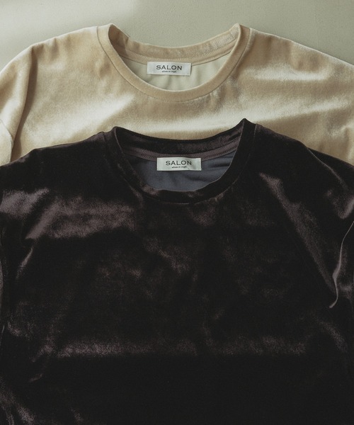 SALON adam et rope'（サロン アダム エ ロペ） tシャツ 半袖 トリアセ