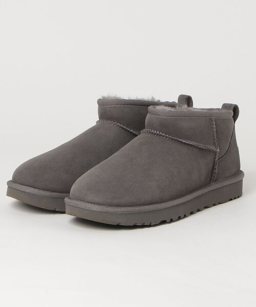 ちぃ〜【新品未使用】UGG Australia ムートンブーツ グレー UGG Australia（アグオーストラリア） 「UGG」 ムートンブーツ 25.0cm