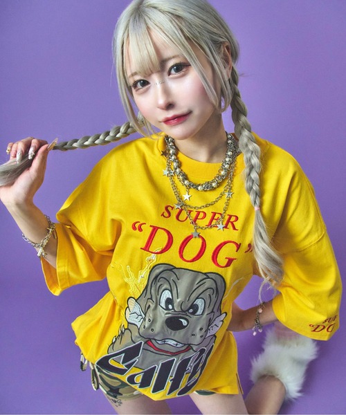 tシャツ 「GALFY/ガルフィー」SUPER DOG Tee レディース メンズ GALFY tシャツ 「GALFY/ガルフィー」SUPER DOG Tee レディース