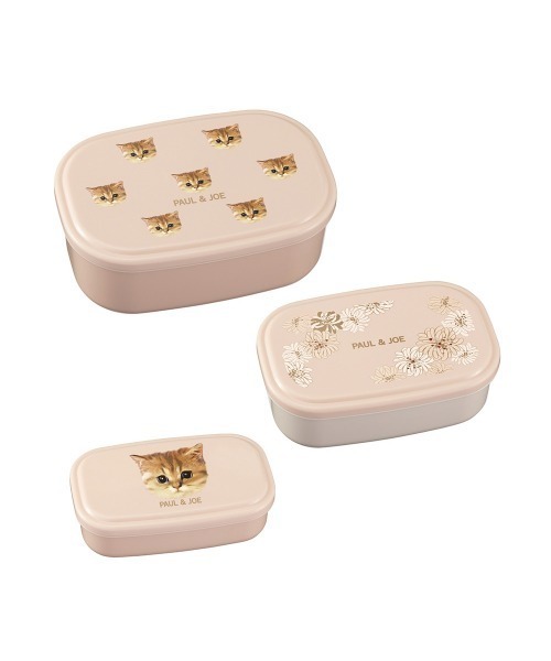 PAUL&JOE（ポール＆ジョー） 弁当箱 ランチボックス・3Pセットポール