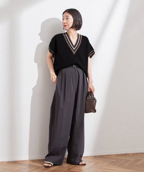 journal standard L'essage ベスト ジレ ラインベスト