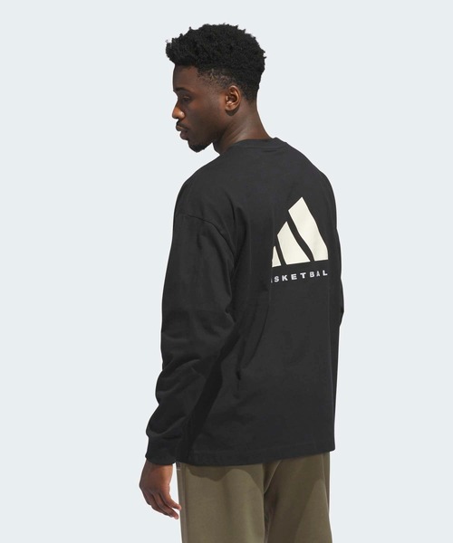 adidas original 黒 長袖 ロンT 単品 adidas Originals tシャツ アディダス バスケットボール 長袖T