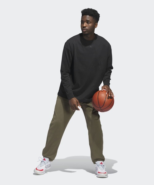 メッシュ長袖TシャツジェンダーニュートラルロンT/adidasOriginals アディダス Adilenium シーズン2 オーバーサイズ グラフィック