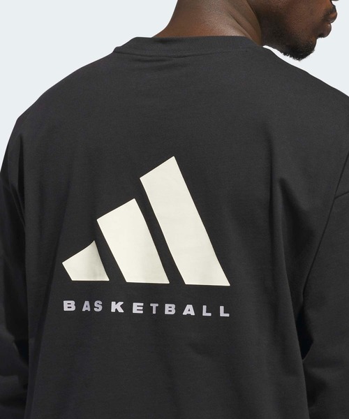 adidas（アディダス） adidas tシャツ バスケットボール 長袖Tシャツ 