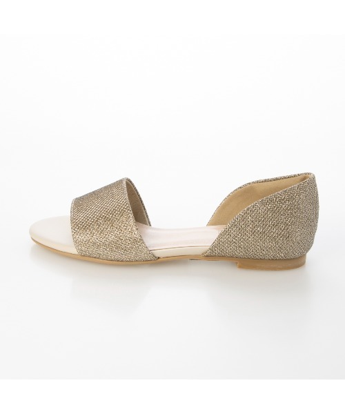 [EVOL] Flat сандалии 22.0cm Gold женский 