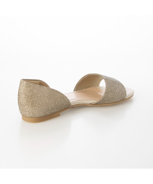 [EVOL] Flat сандалии 22.0cm Gold женский 