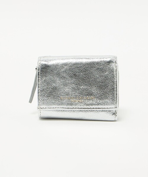 新品✨GIANNI CHIARINI ジップウォレットミニ 財布 シルバー 新品✨GIANNI CHIARINI ジップウォレットミニ 財布 シルバー