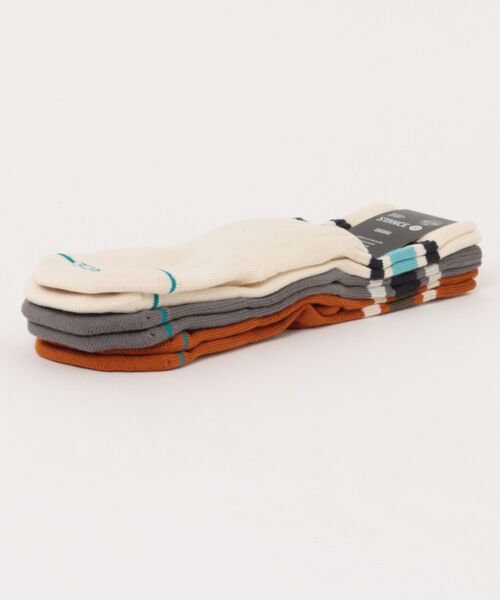 STANCE 靴下 「STANCE/スタンス」ロゴクォーターソックス3P