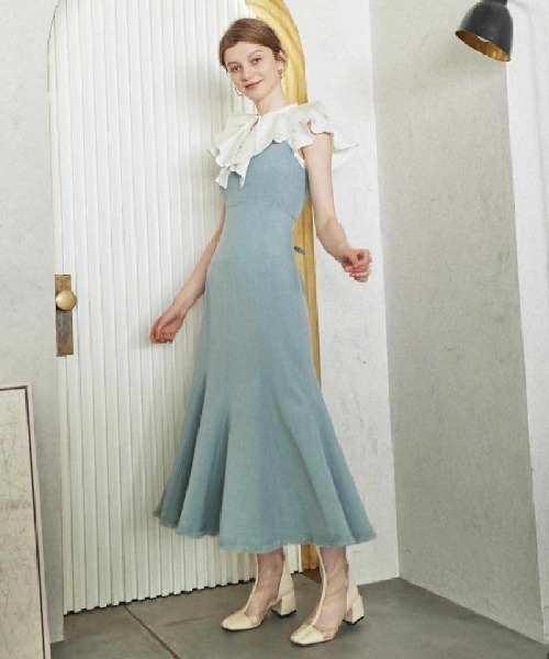 「AND COUTURE」 ノースリーブブラウス MEDIUM オフホワイト レディース