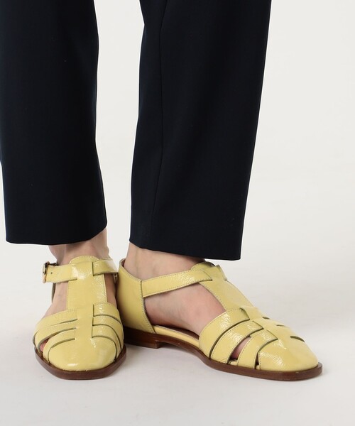 「TOMORROWLAND」 フラットサンダル 36 イエロー レディース_画像2