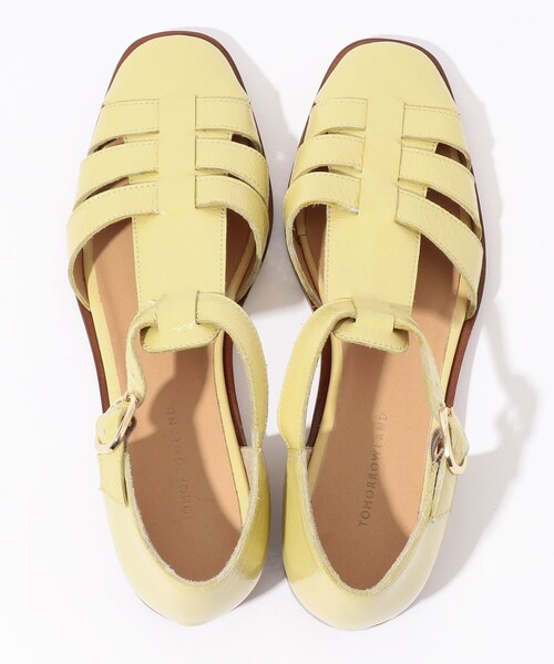 「TOMORROWLAND」 フラットサンダル 36 イエロー レディース_画像8