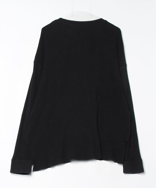 「INHERIT」 長袖Tシャツ L ネイビー メンズ
