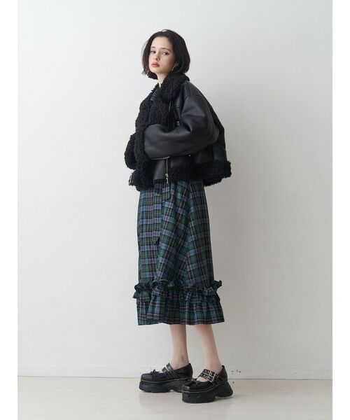 jouetie（ジュエティ） ムートンコート ボアコート フェイクムートン