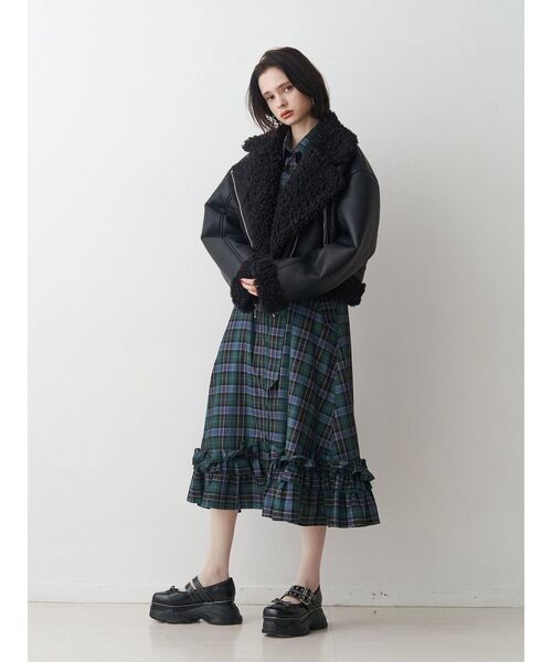 jouetie（ジュエティ） ムートンコート ボアコート フェイクムートン