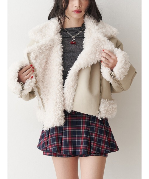 jouetie（ジュエティ） ムートンコート ボアコート フェイクムートン