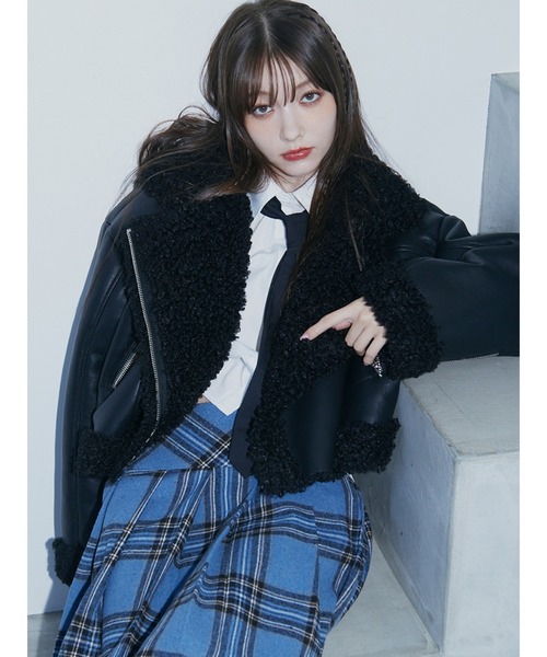 jouetie（ジュエティ） ムートンコート ボアコート フェイクムートン